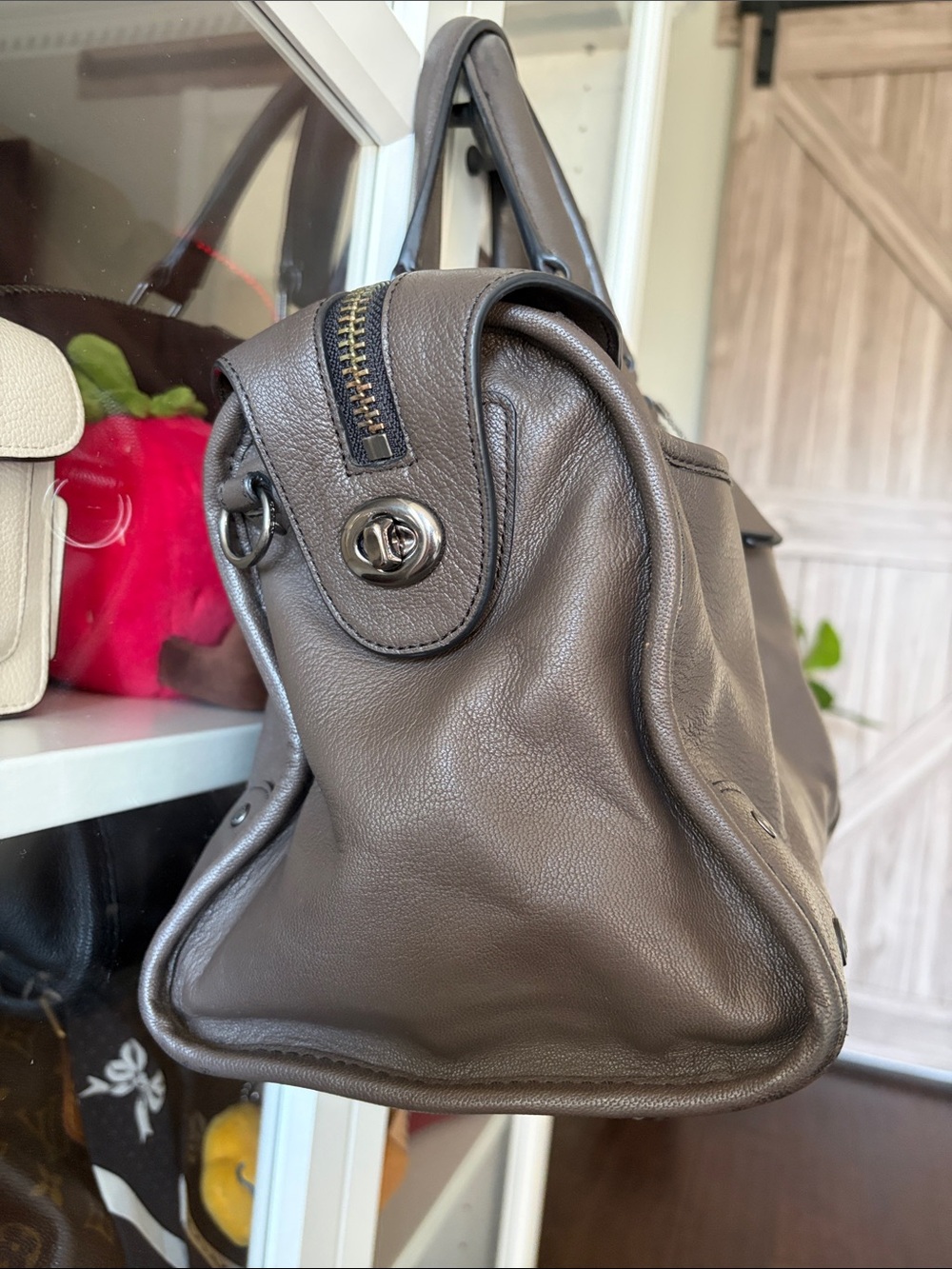 Coach Rhyder Satchel 32 Leather Top Handle or Crossbody Bag - Picture 2 of 15